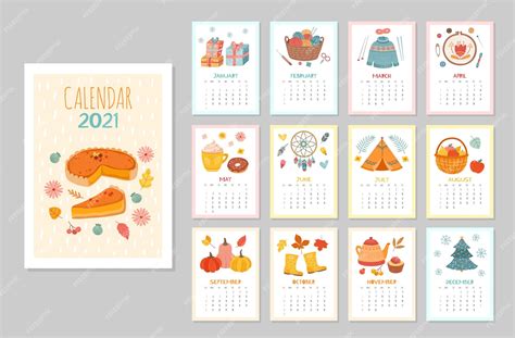 cozy calendars.